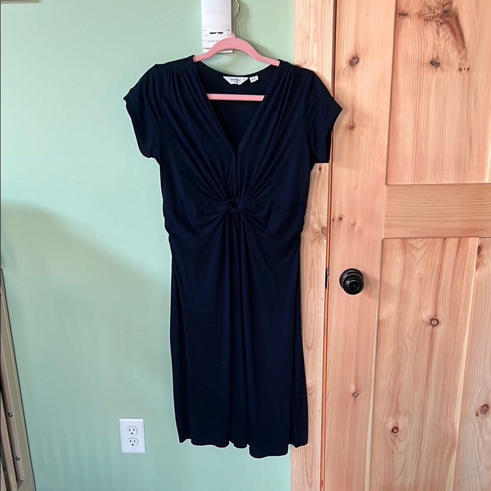 Seraphine knot-front maternity dress